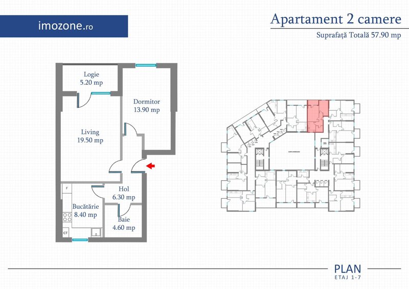 Militari-2 Camere, dec, 57.9 mp, et 8/10, Bloc Nou, Metrou Pacii / Preciziei,